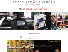 Tablet Screenshot of franciscocuadrado.com